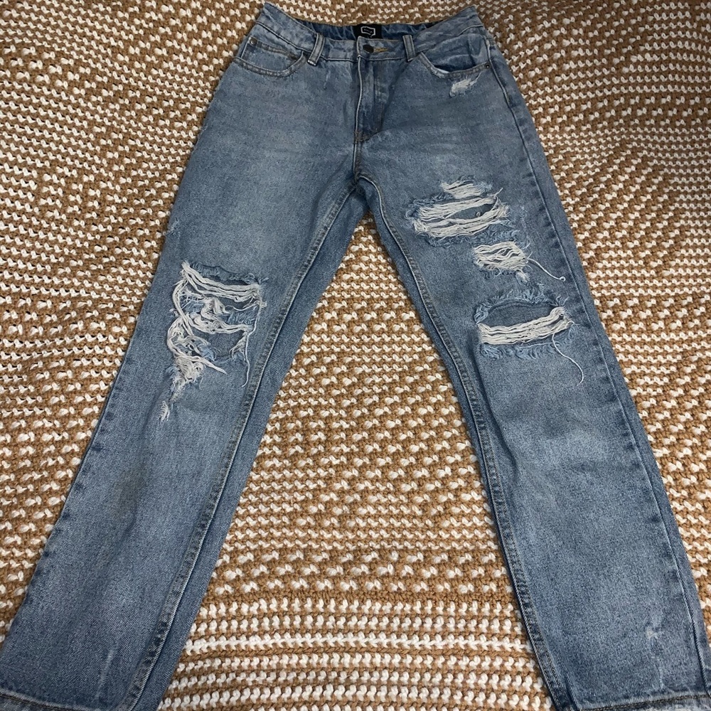 RVCA distressed piper jeans